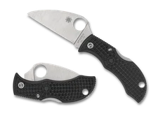 Spyderco Knives Manbug Wharncliffe Lockback Black FRN VG-10 MBKWP