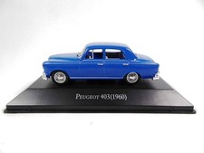 Model car 1/43 with Peugeot 403 Blue 1960 (AR35)