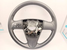 2010-2013 MAZDA 3 DRIVER STEERING WHEEL W/ AU...