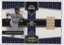 2005 Donruss Champions Impressions Materials Andres Galarraga #92 0hx6