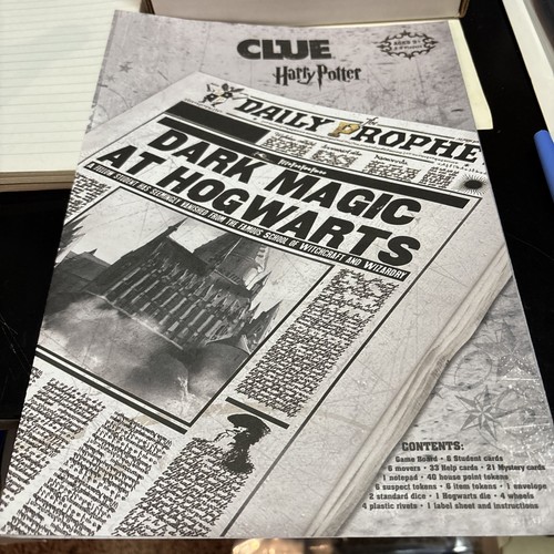 Clue: Harry Potter Edition (2018) Game Play Instructions Complete (Manual Only) - Picture 1 of 2