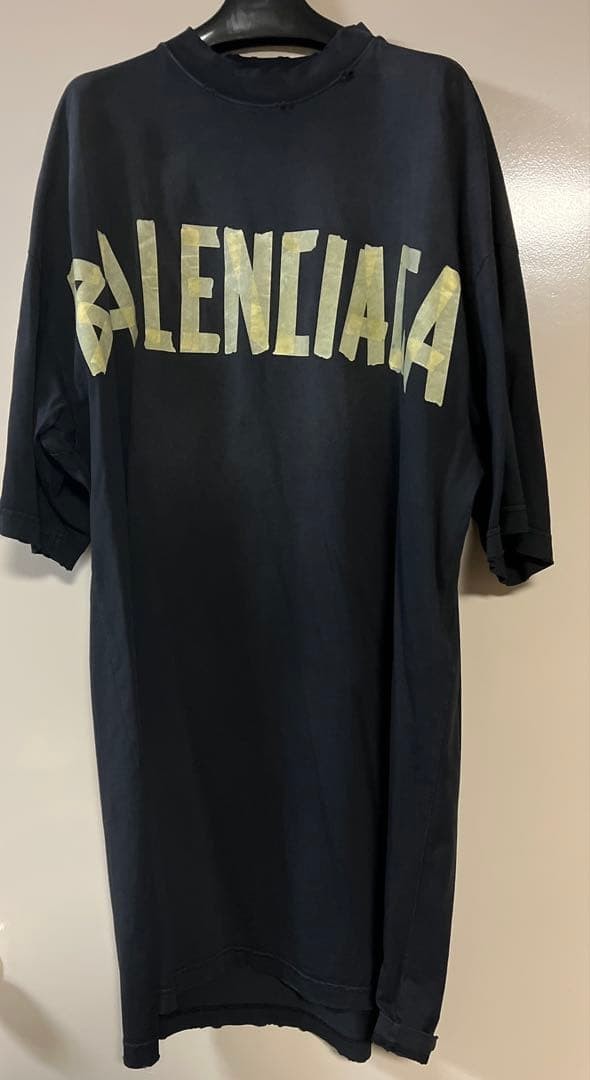 USED BALENCIAGA TAPETYPE T-SHIRT DRESS VERYGOOD thumbnail 2