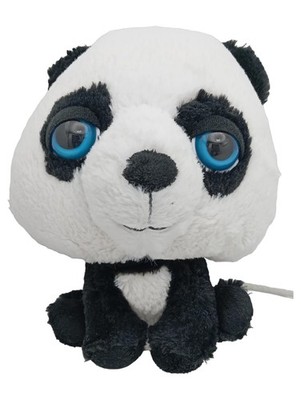 Big Headz Plüschtier Panda Kuscheltier schwarz weiß große Augen