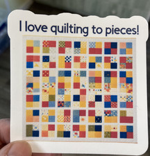 Lg.Quilt Sticker, Sewing Sticker Making A Quilt Sticker Vinyl Sticker waterproof