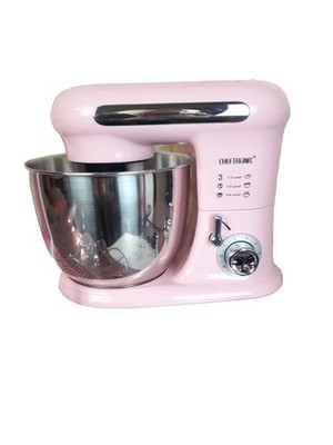 NEU! CHEFTRONIC KÜCHENMASCHINE STANDMIXER ROSA SILBER STANDMIXER KITCHEN KÜCHE