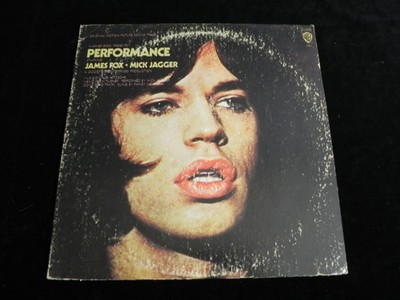 Original PERFORMANCE Movie Soundtrack (w/ Mick Jagger) 1970 Vinyl LP  Funk/Blues