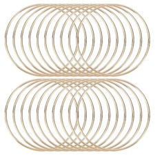 20Pcs 4 Inch Dream Catcher Rings Metal Craft Hoops Floral Hoops Gold for DIY