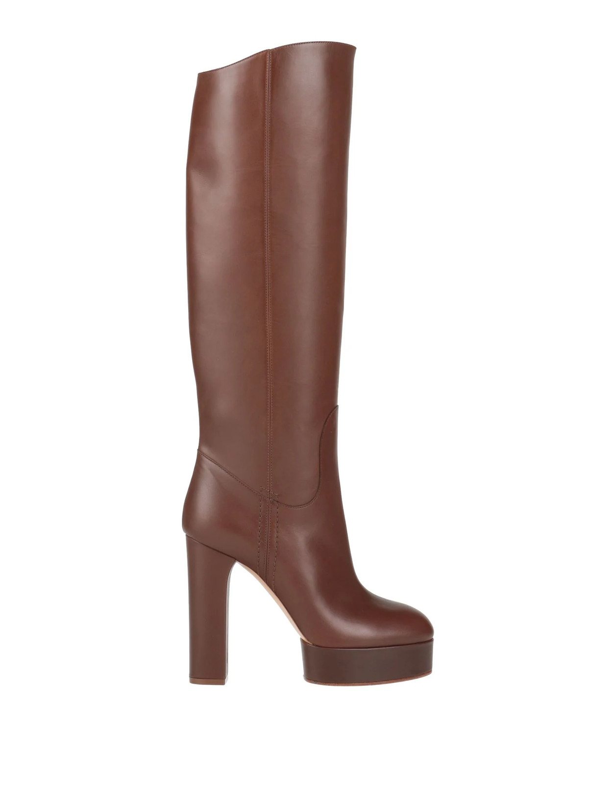 Casadei - Women - Leather Boot - Chocolate brown 232090₽
