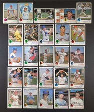 1973 Topps Baseball Set Break 25 Cards