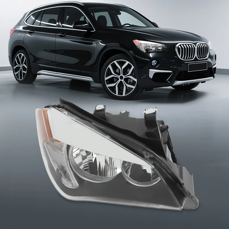 For 2013-2015 BMW X1 Halogen Headlight Models Right Passenger Side Headlight Foto 3 de 4