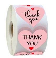 40 THANK YOU FOR YOUR PURCHASE ENVELOPE SEALS LABELS STICKERS 1" ROUND FREE SHIP