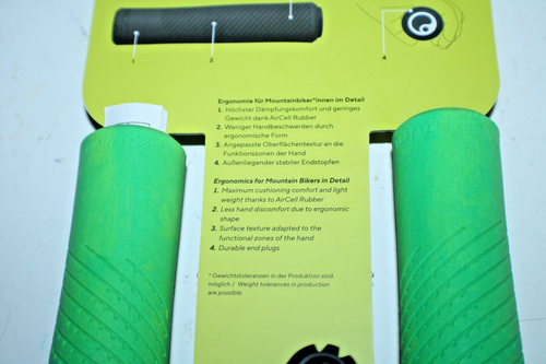 Ergon GXR MTB Bike Handlebar Grips Large Rubber Green 105g 130mm Free Shipping:) - Picture 8 of 9