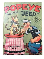 POPEYE AND THE "JEEP" KING FEATURE BOOKS #3, 1936 (A 1982 REPRINT)