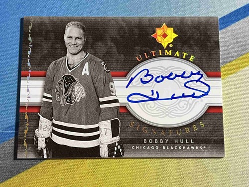 2006-07 Upper Deck Ultimate Collection Hockey BOBBY HULL Signature Auto - Picture 1 of 2