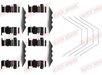 Quick Brake 109-0018 ZubehöRsatz, Scheibenbremsbelag FüR CitroËN, Hyundai, KIA