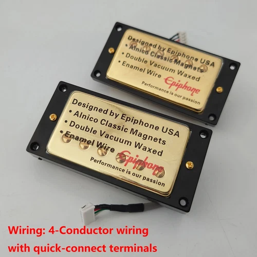 For Gibson Guitar Humbucker Pickups Set 4C with quick-connect terminals