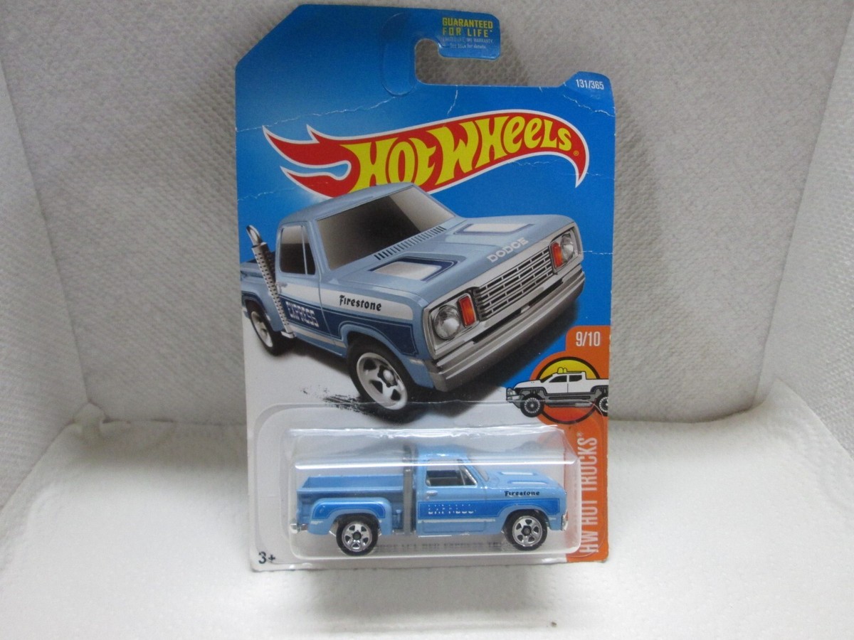2017 Hot Wheels 1978 Dodge Li'l Red Express Truck #131 Light Blue