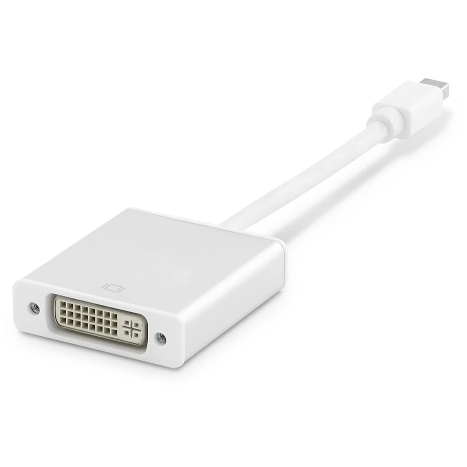 6" Mini DVI to DVI Adapter Cable Converter Video VGA Adapter for Laptop iMac - Image 2 of 4