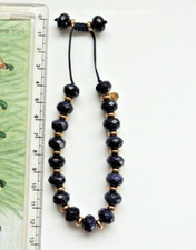 NEW LOLA ROSE BLUE SANDSTONE DIAMOND CUT BEADS SEMI PRECIOUS STONE BRACELET