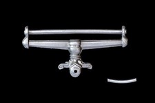 British War medal suspender complete with pin silver