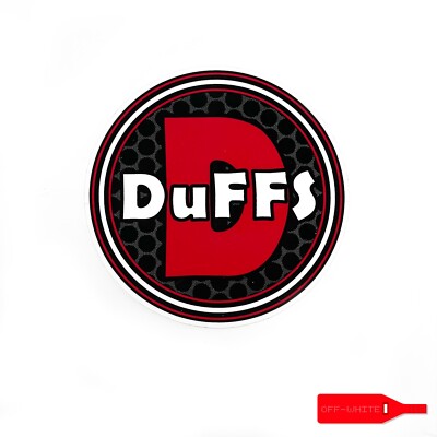 VINTAGE DUFFS SKATEBOARDING STICKER DECAL DUKES CIRCLE LOGO