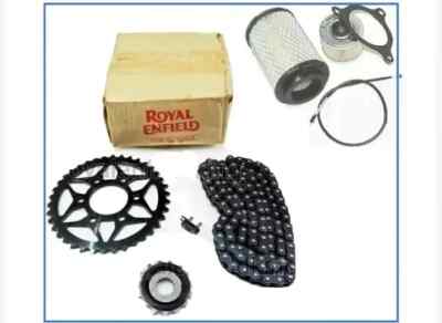 Chain & Sprocket Kit Fit For Royal Enfield Himalayan (AIRFILTER AND CLUTCH WIRE)