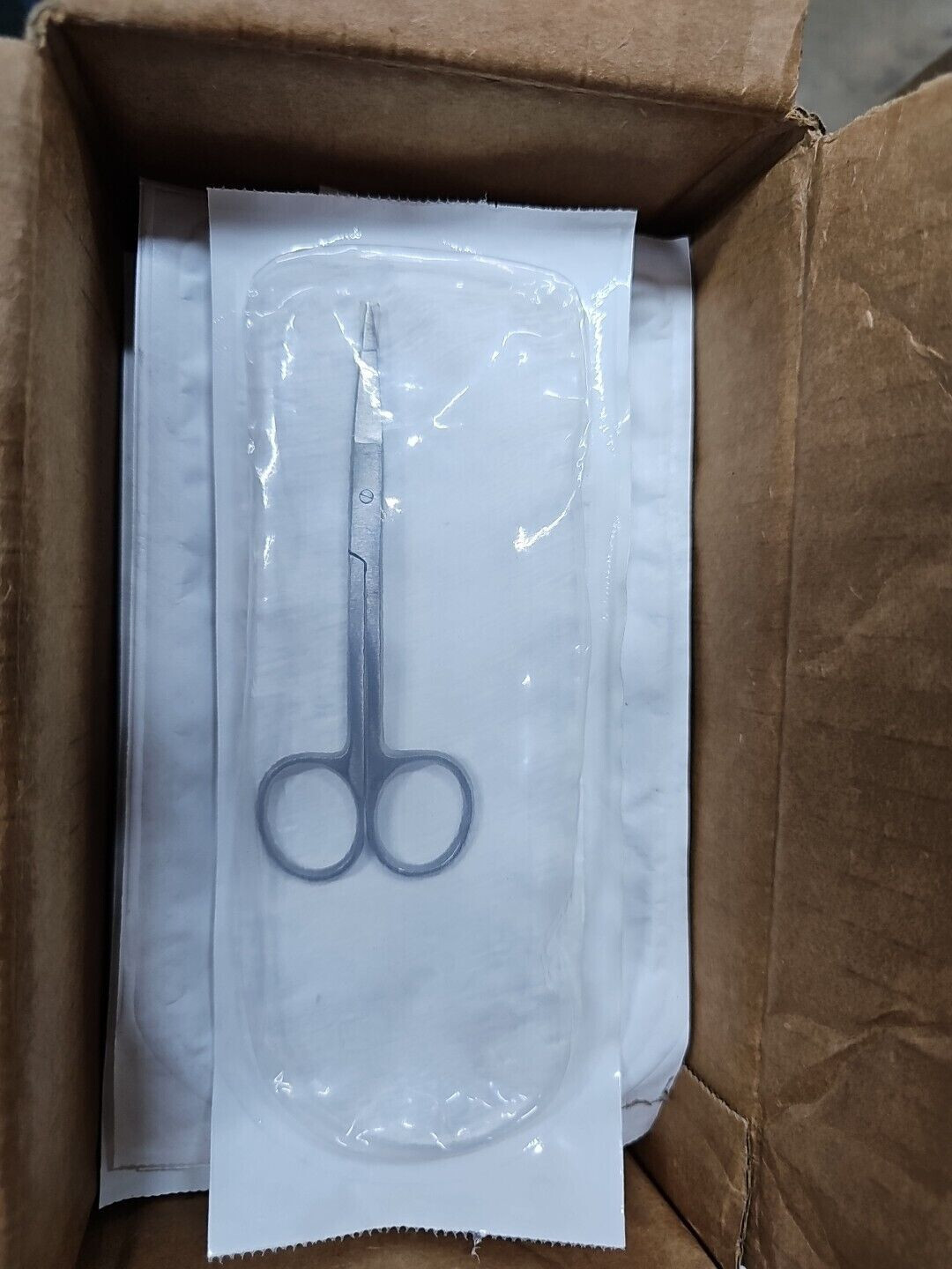 CASE 50 Iris Scissors Straight Blades Sharp Points Size 4.5 Inch Sterile