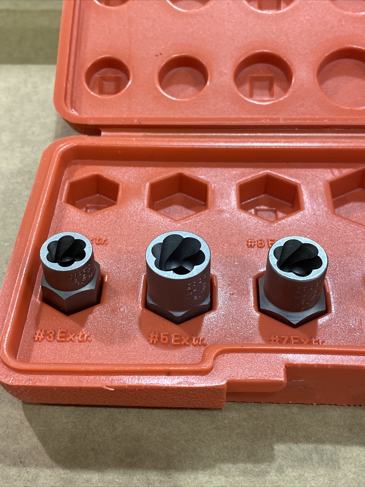 Craftsman Damaged Bolt Nut Remover Set 52160 USA eBay