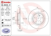 Brembo 2 Bremsscheiben Coated Disc Line Voll 295 Mm (08.B348.41) |