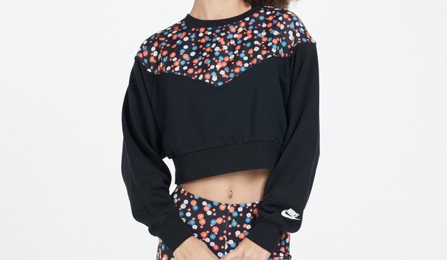 nike heritage crew fleece