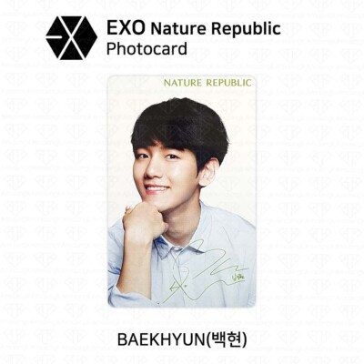 EXO - EXO ベッキョン　公式トレカ　ネイリパ　レア　① Exo X Nature Republic Official Photocard Photo Card KPOP
