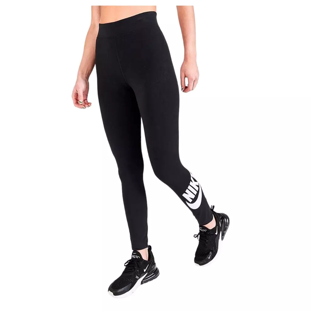 Nike Sportswear Essential Leg-A-See Womens Leggings Pants Black