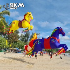 9KM 5m Horse Kite Laundry Pendant Soft Inflatable Show Kite for Kite Festival
