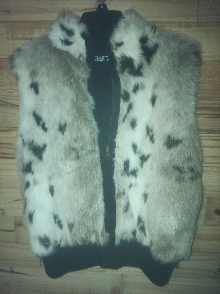 Lisa International Faux Fur Vest XL