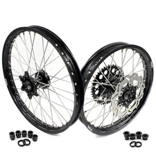 KKE 21/19 MX Wheels Set For YAMAHA YZ125/YZ250 1999-2026 YZ250F/YZ450F Cast Hubs