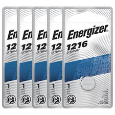 Energizer CR1216 3V Lithium Coin Cell Battery Blister Pack 6 Count