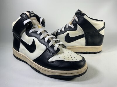 Nike Dunk High Vntg High Sail White Blue Mens Size 9 318850-101 | eBay