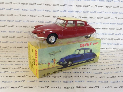Lot 3 Citroën DS19 1/43 Dinky Toys Atlas Blanc/Rouge Blanc/Rouge Métal/Plastique Métal/Plastique