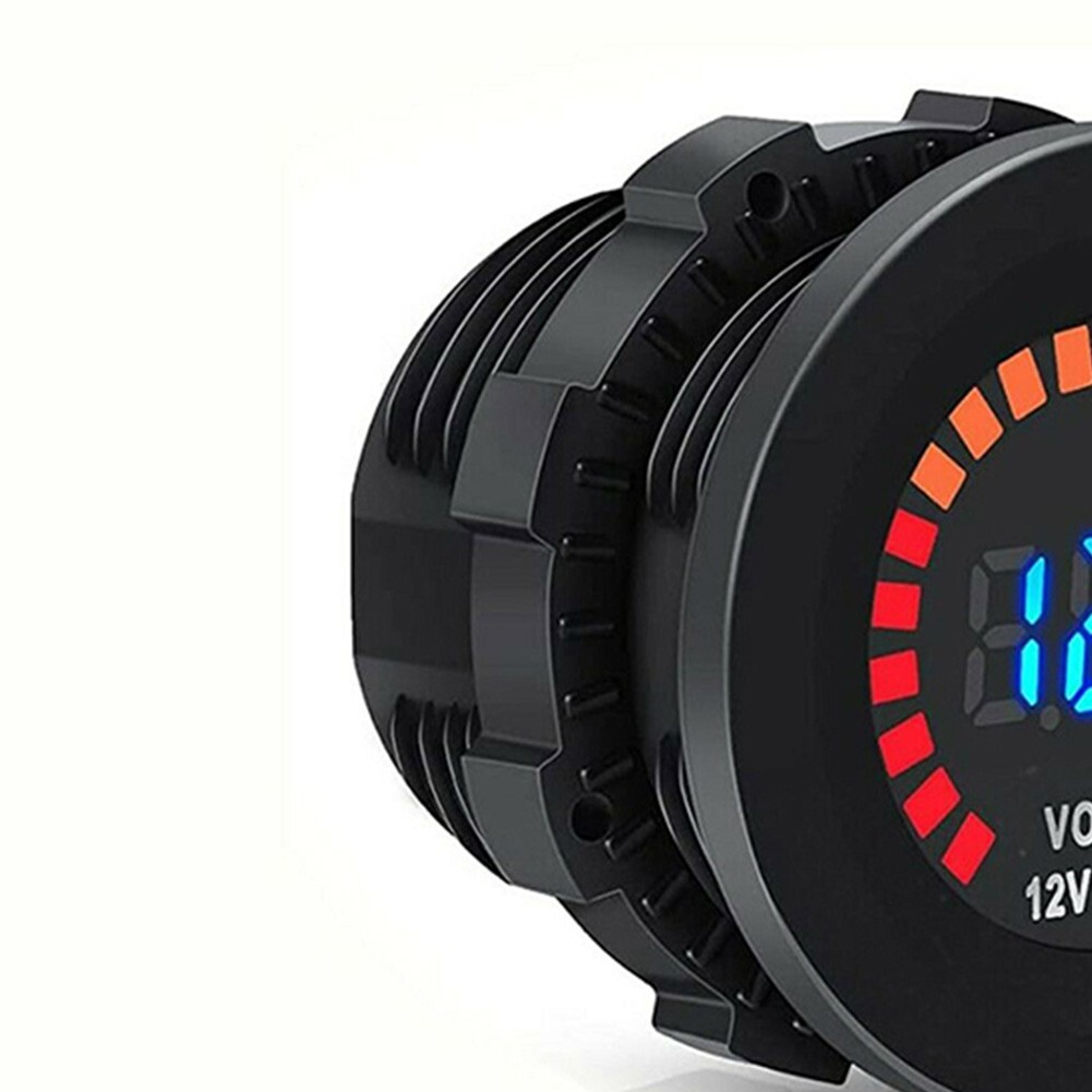 Digital Waterproof 12V Led Car Boat Marine Voltmeter Voltage Meter Battery Gauge
