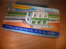 Plasticville #1901 - UNION STATION - INDIVIDUAL PARTS  - ORIGINAL - O Scale