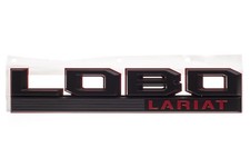 Ford F150 LOBO 2015-17 Lariat rojo negro guardabarros emblema OEM GL3Z-16720-G