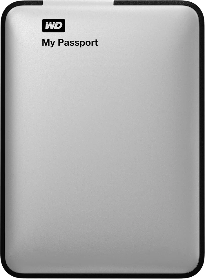 WD My Passport 2TB Portable External USB 3.0 Hard Drive Storage Silver - Image 2 of 3