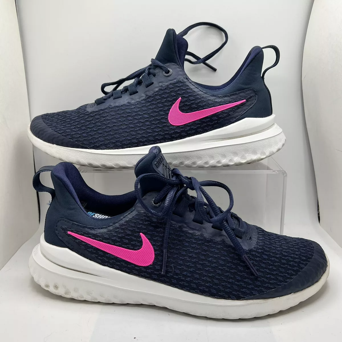 Transistor Humedad Santuario Nike Sz 10 Women&#039;s Renew Rival AA7411-401 Blue Running Shoes Sneakers  | eBay