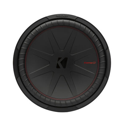 Kicker Autoradio Compr 15 In. Subwoofer Doppelt Stimme Spule 4 Ohm 800 W Black A