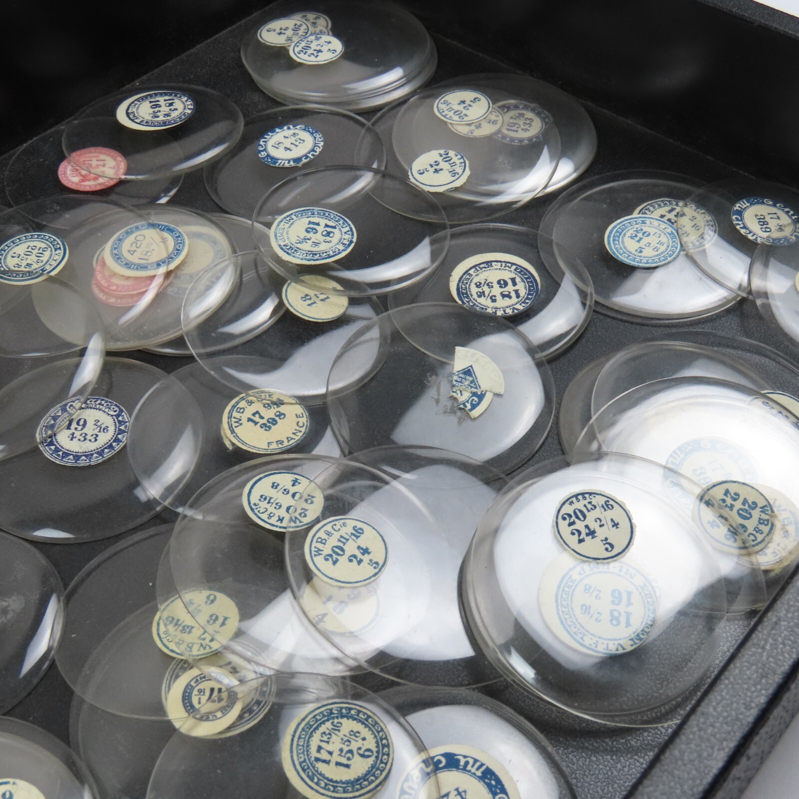 American Selection of 200 Glass Pocket Watch Crystals eBay