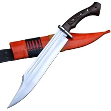 15 inches Blade Bowie knife-knives-forged-tempered-sharpen-working-full tang