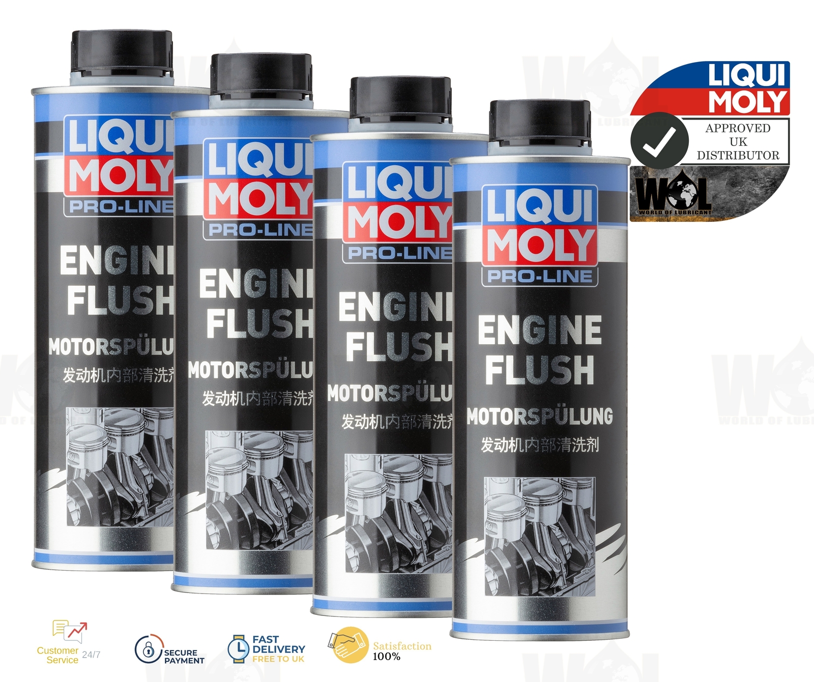 Liqui Moly Engine Flush Additive 500ml DPF Cleaner 2427 2units