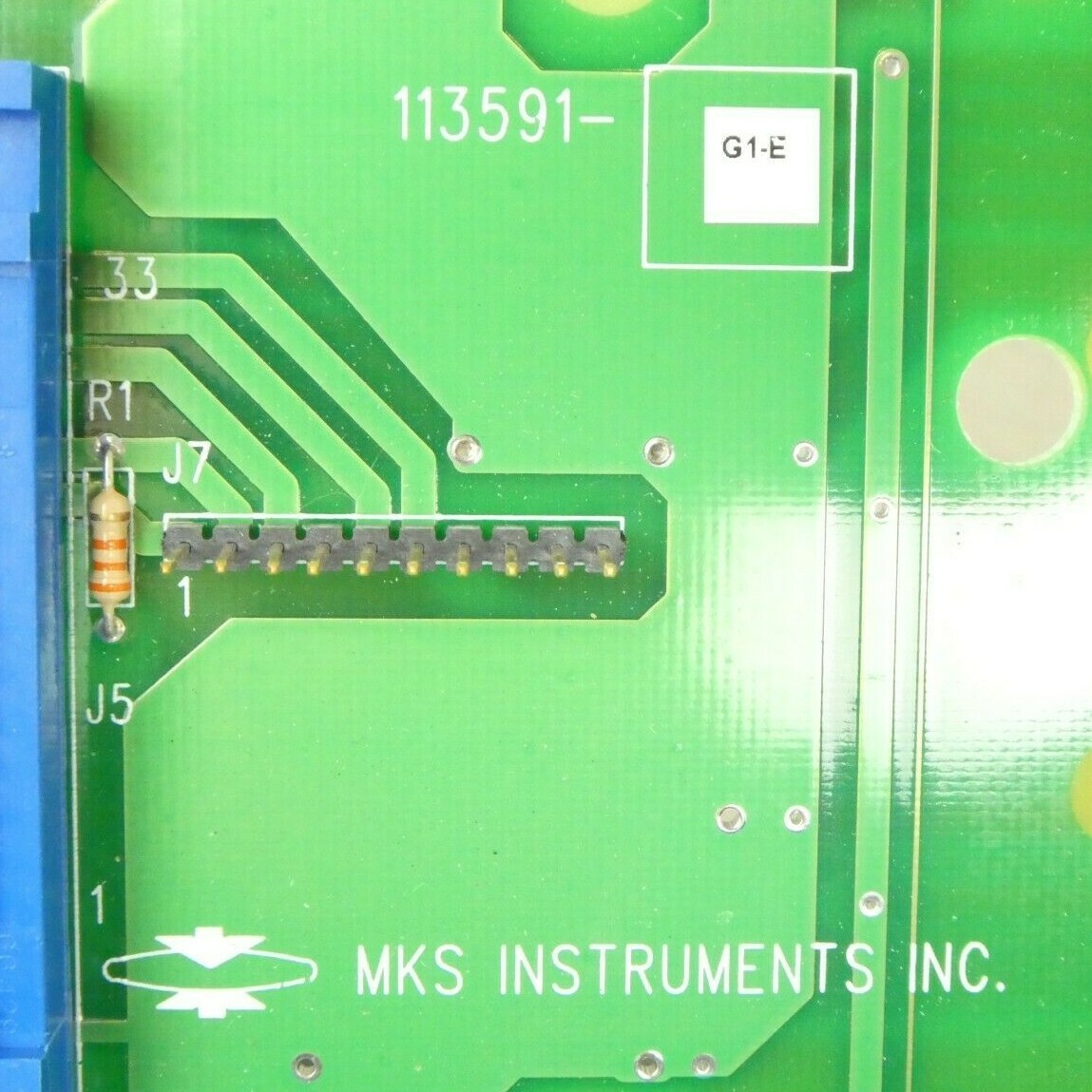 MKS Instruments 113591-G1-E Backplane Board PCB Card 113590-C AMAT