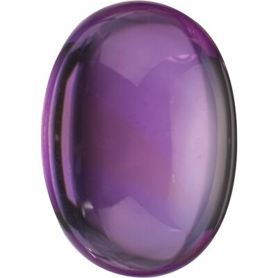 Natural Fine Purple Amethyst - Oval Cabochon - Brazil - AAA Grade