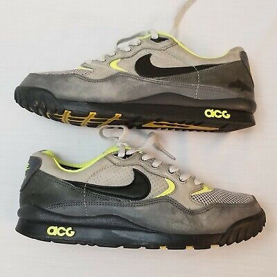 Nike Air Wildwood ACG 2009 Grey/Black/Neon 377757-002 Mens Size 8 Running  Shoes